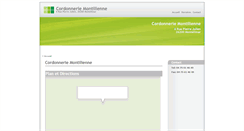 Desktop Screenshot of cordonnerie-montilienne.rendala.com