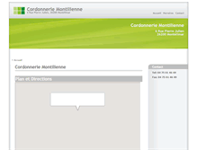 Tablet Screenshot of cordonnerie-montilienne.rendala.com